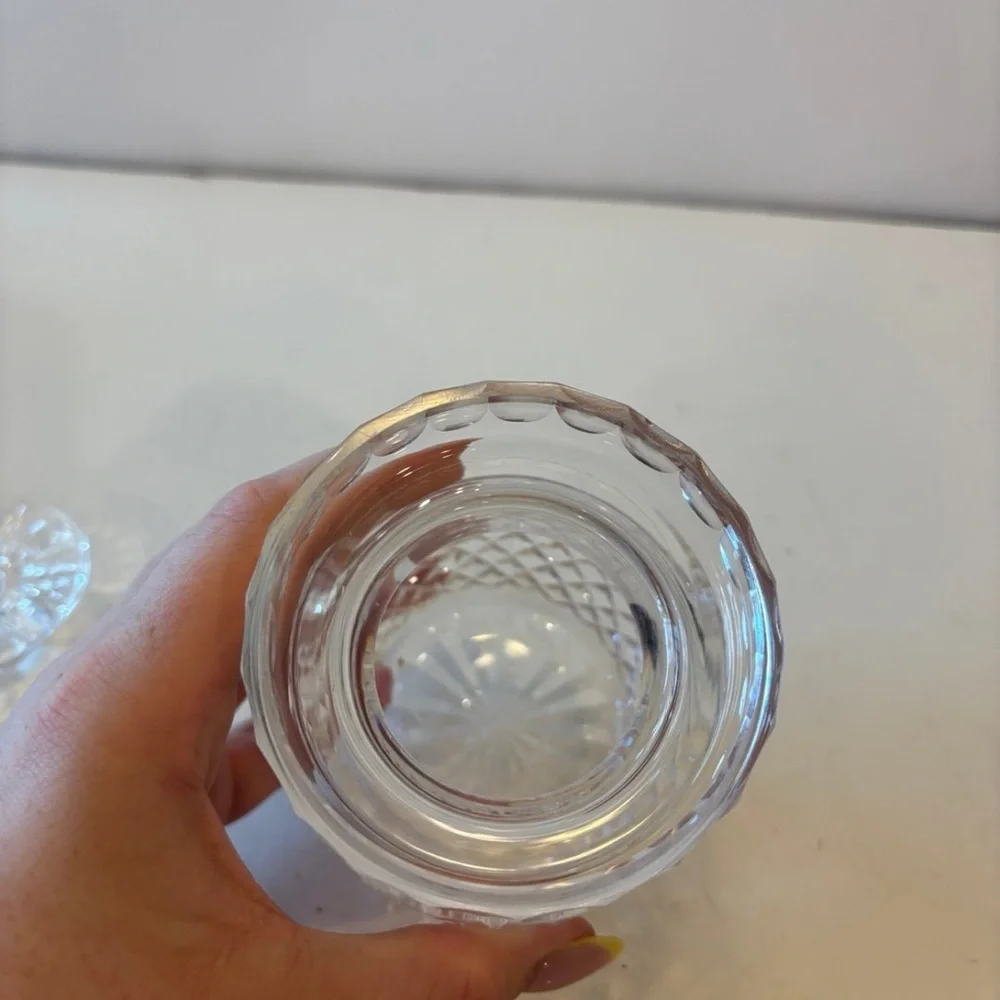Waterford Crystal Alana Mustard Jelly Condiment Jar with Lid 4.5